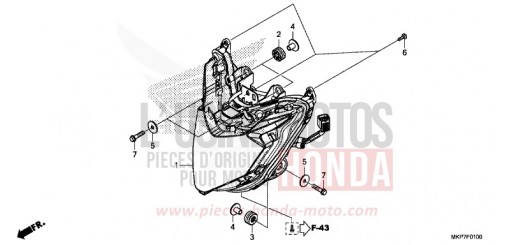 PROJECTEUR CB500XAK de 2019